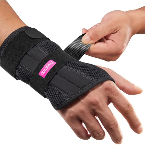 FREETOO Wrist Brace for Carpal Tunnel Relief for Night Support , Hand Brace for